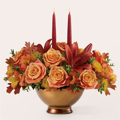 Harvest Table Centerpiece –  Garden Of Eden Florist, San Antonio TX