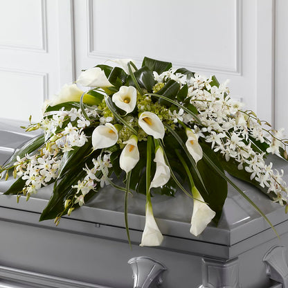 Angel Wings Casket Spray –  Garden Of Eden Florist, San Antonio TX