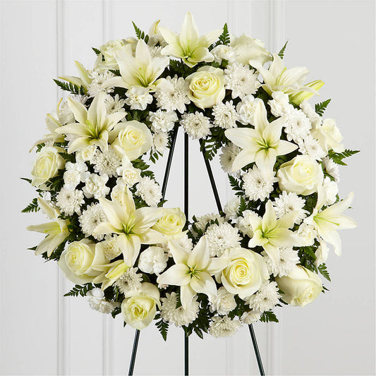 Treasured Tribute Wreath –  Garden Of Eden Florist, San Antonio TX