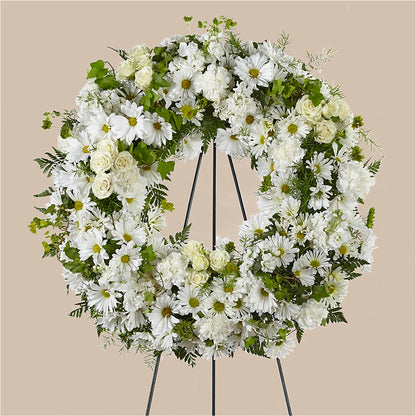 Faithful Wishes Wreath –  Garden Of Eden Florist, San Antonio TX