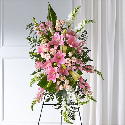 Elegant Embrace Standing Spray –  Garden Of Eden Florist, San Antonio TX