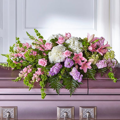 Life's Gratitude Casket Spray –  Garden Of Eden Florist, San Antonio TX
