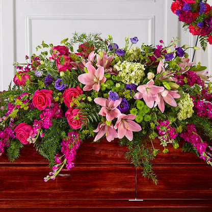 Radiant Tribute Casket Spray –  Garden Of Eden Florist, San Antonio TX