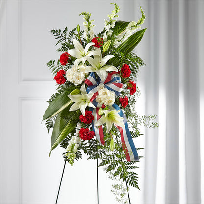 Stars of Life Standing Spray –  Garden Of Eden Florist, San Antonio TX