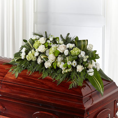 Hopeful Gesture Casket Spray –  Garden Of Eden Florist, San Antonio TX