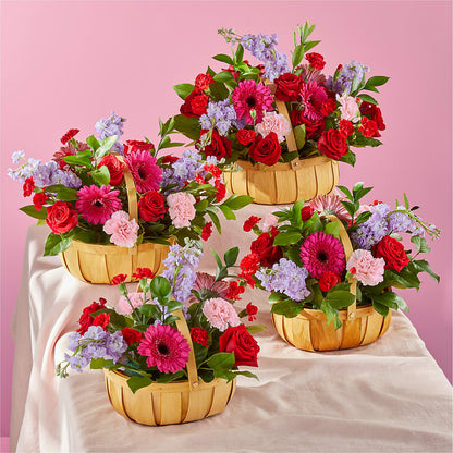 Pink Picnic Basket –  Garden Of Eden Florist, San Antonio TX