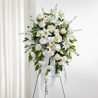 With Care Standing Spray –  Garden Of Eden Florist, San Antonio TX