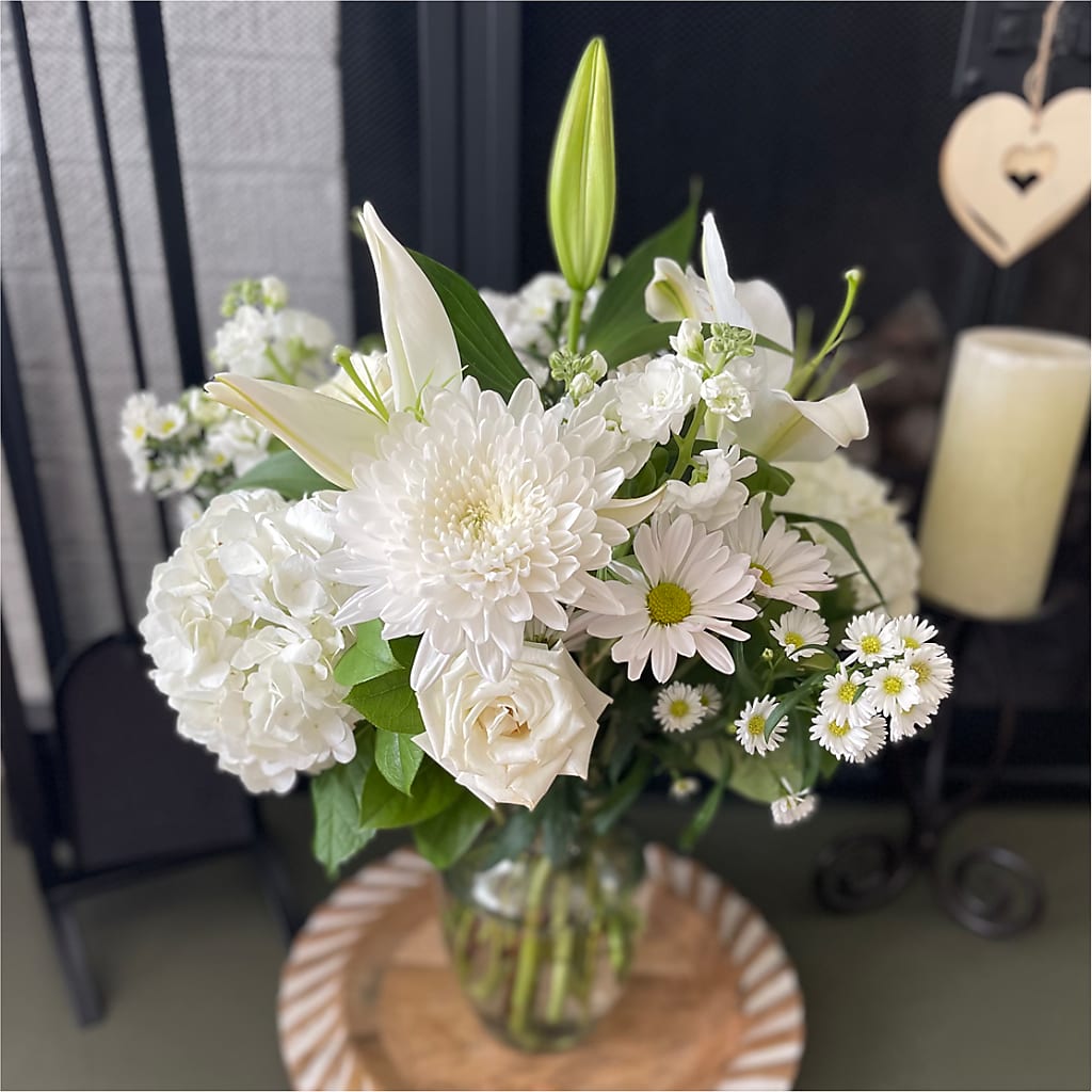 Classic Ivory – A Florist Original –  Garden Of Eden Florist, San Antonio TX