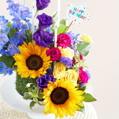 Star of the Day Floral Cake –  Garden Of Eden Florist, San Antonio TX