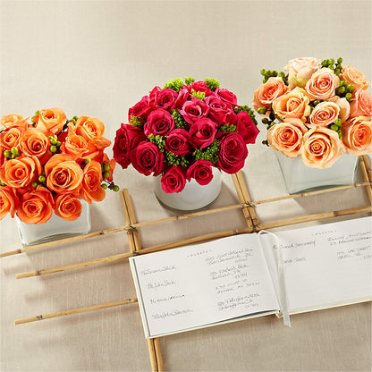 Dawn Rose Centerpiece –  Garden Of Eden Florist, San Antonio TX